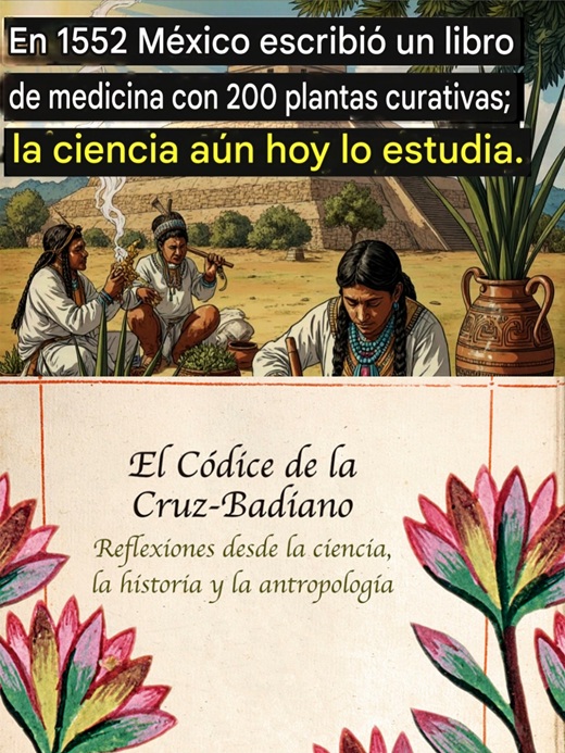 El C&oacute;dice de la Cruz-Badiano, reflexiones desde la ciencia, la historia y la antropolog&iacute;a.